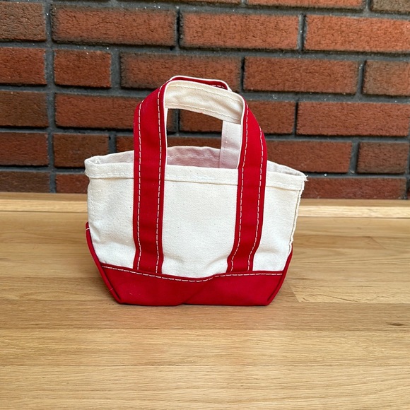 L.L. Bean Bags Ll Bean Tiny Canvas Tote Bag Poshmark